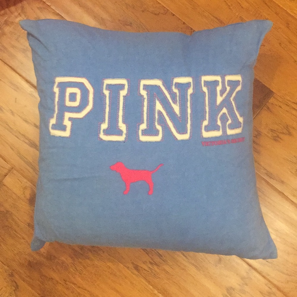 PINK pillow blue